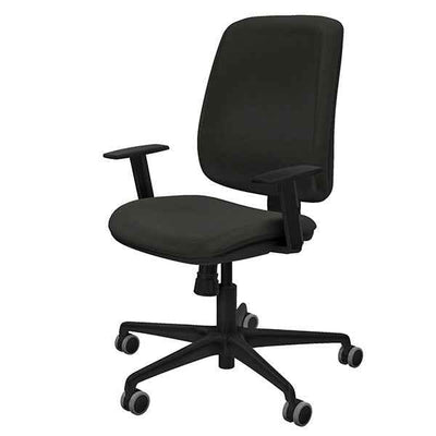 Sedia ergonomica Alares - con braccioli regolabili - nero - Piqueras y Crespo