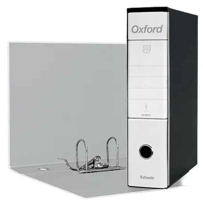 Registratore Oxford G85 - dorso 8 cm - protocollo 23 x 33 cm - bianco - Esselte