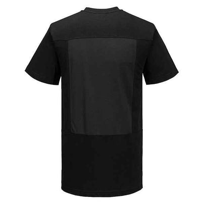 T-shirt chef unisex - maniche corte - taglia M - nero - Portwest