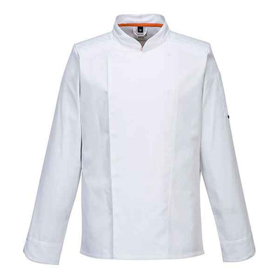 Giacca cuoco MeshAir Pro - maniche lunghe - taglia L - bianco - Portwest