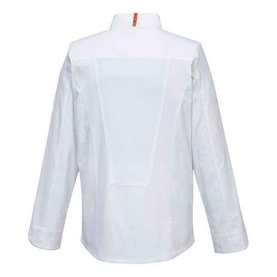 Giacca cuoco MeshAir Pro - maniche lunghe - taglia L - bianco - Portwest