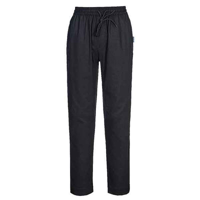 Pantaloni cuoco MeshAir Pro - taglia M - nero - Portwest