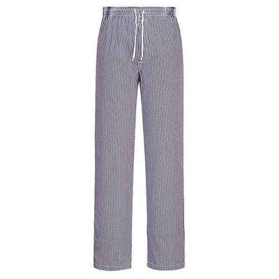 Pantaloni cuoco Bromley - taglia L - quadretti neri - Portwest