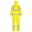 Completo antipioggia HiVi - ripiegabile - impermeabile - L - giallo fluo - Portwest