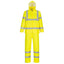 Completo antipioggia HiVi - ripiegabile - impermeabile - XL - giallo fluo - Portwest
