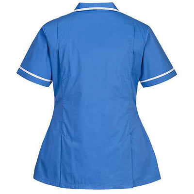 Camice da donna - maniche corte - elasticizzato - taglia S - azzurro - Portwest