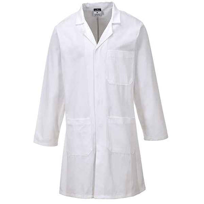 Camice da lavoro - maniche lunghe - unisex - taglia L - bianco - Portwest