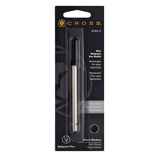 Refill per sfera Click Cross - punta media - nero  - Cross