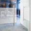 Plastica decorativa statica - 45 cm x 1,5 m - strisce sale riunioni - PVC - trasparente opaco - Patifix