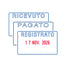 Timbro Professional datario 3 testi 5430  + RICEVUTO/PAGATO/REGISTRATO - 4 mm - autoinchiostrante - Trodat