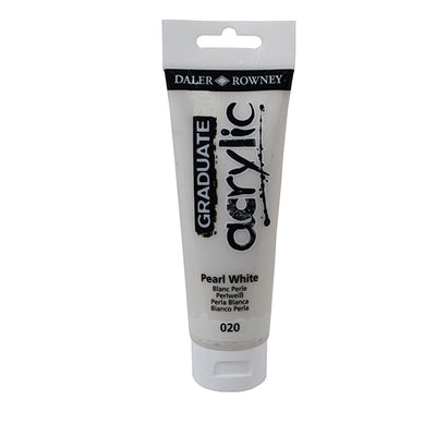 Colore acrilico fine Graduate - 120 ml - colori assortiti - Daler Rowney - 5 pezzi