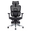 Seduta ergonomica - con braccioli regolabili - nero - Unisit