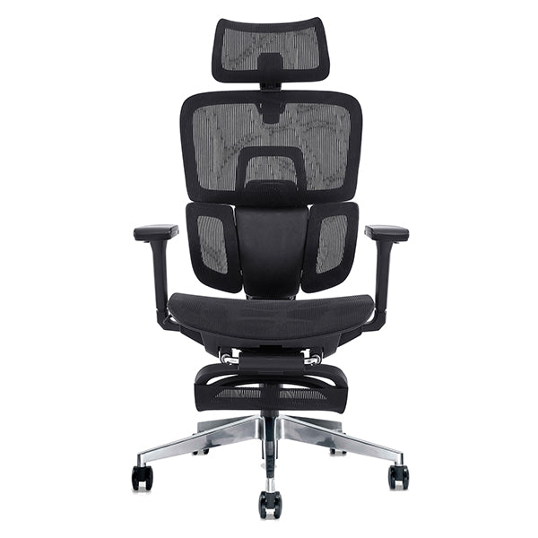Seduta ergonomica - con braccioli regolabili - nero - Unisit