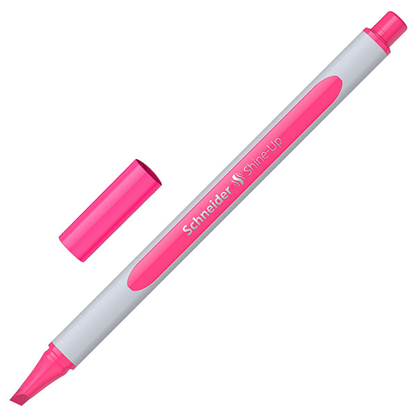 Evidenziatore Shine-Up - punta a scalpello  - rosa - Schneider
