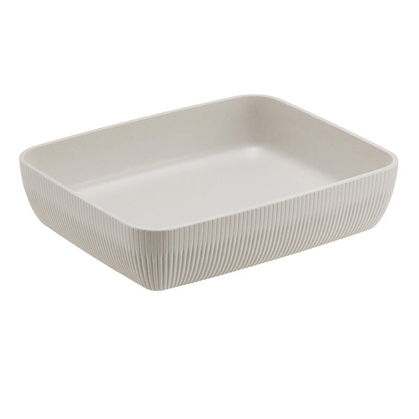 Vaschetta buffet Norway - avorio - 32,5 x 26,5 x 7,5cm - melamina - Leone