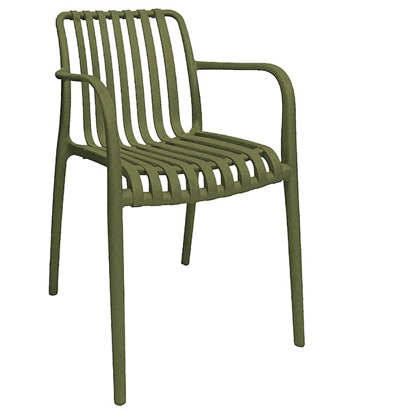 Sedia Nives - 56 x 42 x 81 cm - PP - verde - Verdelook