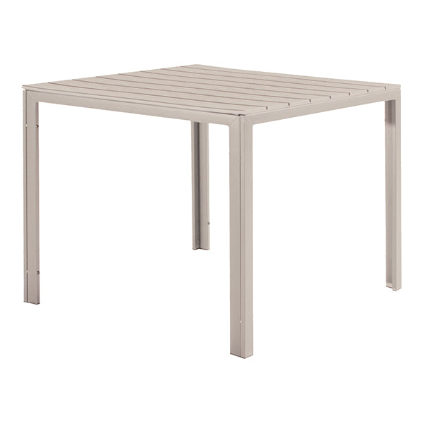 Tavolo Tenerife - quadrato - 78 x 78 x 74 cm - beige - Verdelook