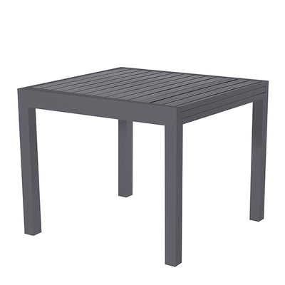Tavolo Sardegna - quadrato - 90 x 90 x 74 cm - grigio - Verdelook
