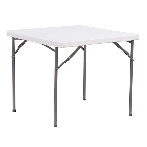 Tavolo quadrato - HDPE - 86 x 86 x 74 cm - bianco - Verdelook