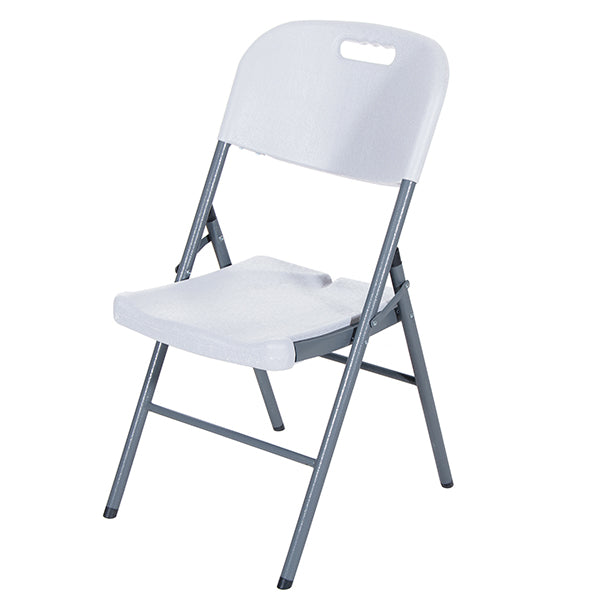 Sedia Slimmy - pieghevole - 43 x 44 x 79 cm - bianco - Verdelook