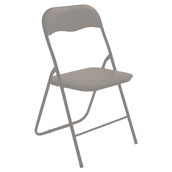 Sedia Slimmy - pieghevole - 43 x 44 x 79 cm - tortora - Verdelook