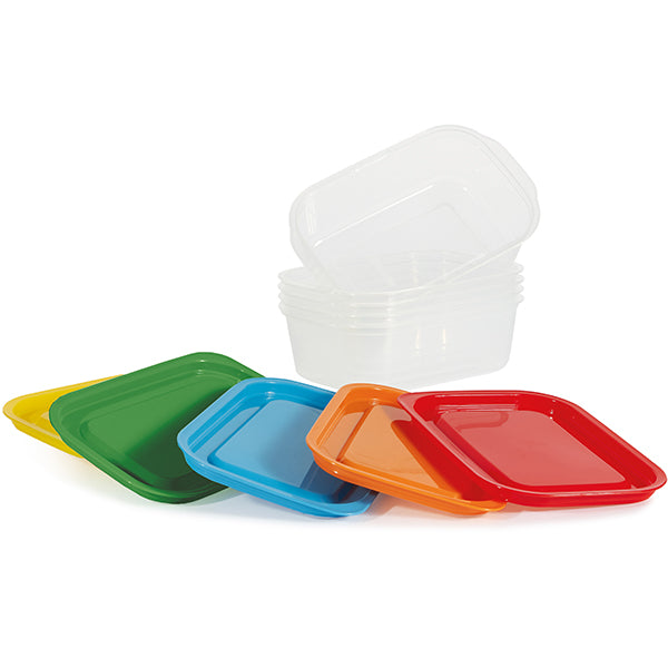 Contenitori alimenti –  203 x 137 x 64 mm – 850 ml - PP - Perfetto – conf. 5 pezzi