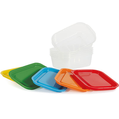 Contenitori alimenti –  203 x 137 x 64 mm – 850 ml - PP - Perfetto – conf. 5 pezzi