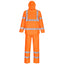 Completo antipioggia HiVi - ripiegabile - impermeabile - XL - arancione fluo - Portwest