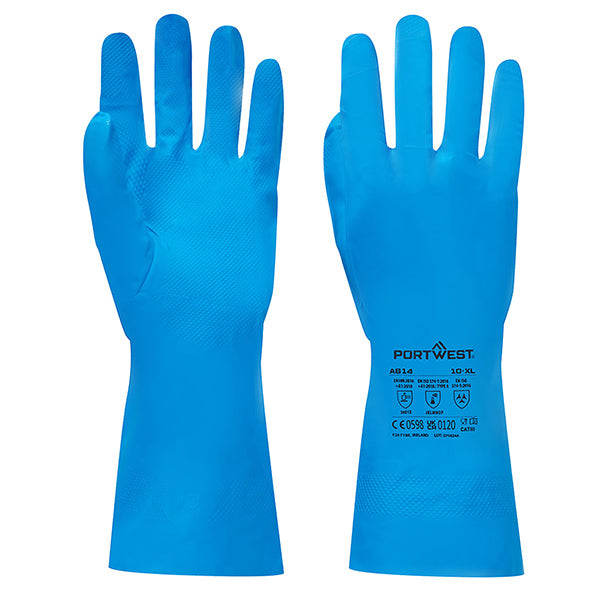 Guanti per alimenti - nitrile - XL - azzurro - Portwest