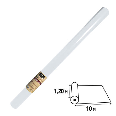 Tovaglia idrorepellente - in rotolo - 1,2 x 10 m - spunbond - bianco - Pro Nappe