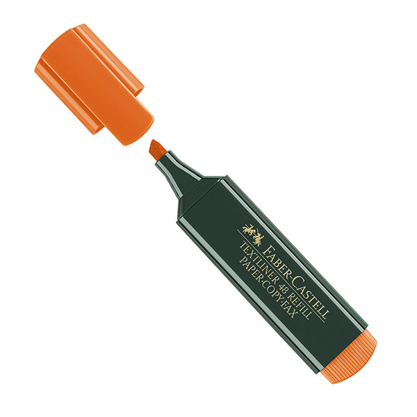 Evidenziatore Textliner 48 - punta a scalpello - colori assortiti - Faber-Castell - astuccio 8 colori