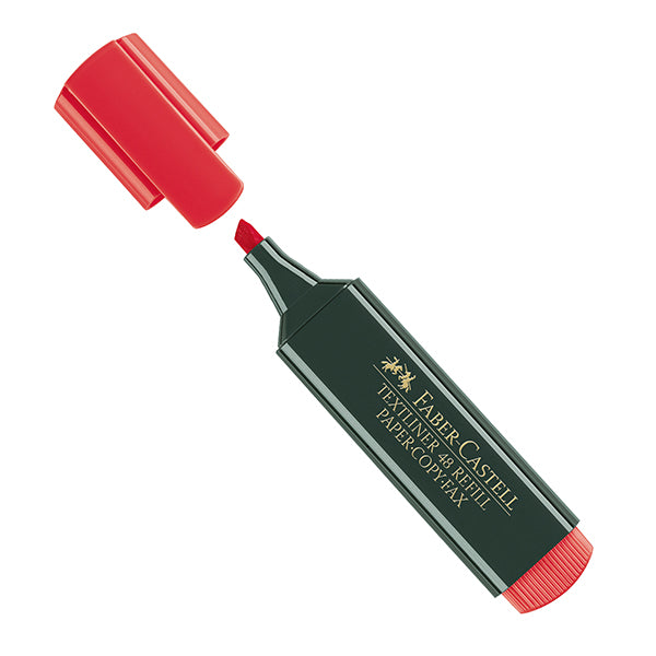 Evidenziatore Textliner 48 - punta a scalpello - colori assortiti - Faber-Castell - astuccio 8 colori