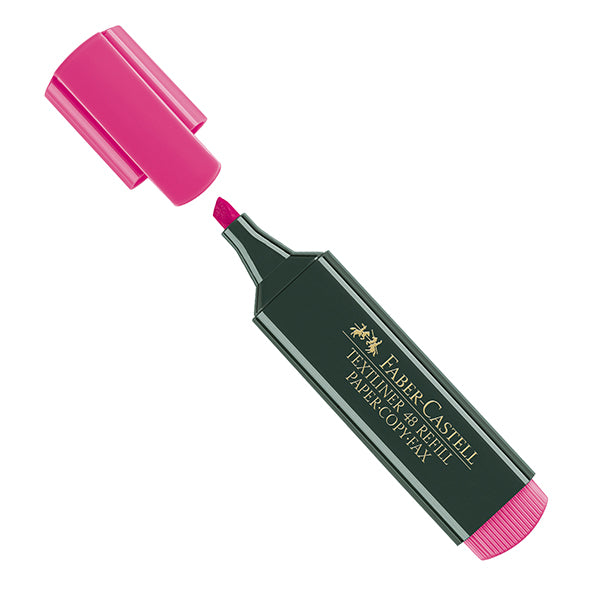 Evidenziatore Textliner 48 - punta a scalpello - colori assortiti - Faber-Castell - astuccio 8 colori