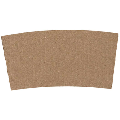 Fascia antiscotto per bicchiere 200/250ml - avana - Signor Bio - conf. 50 pezzi