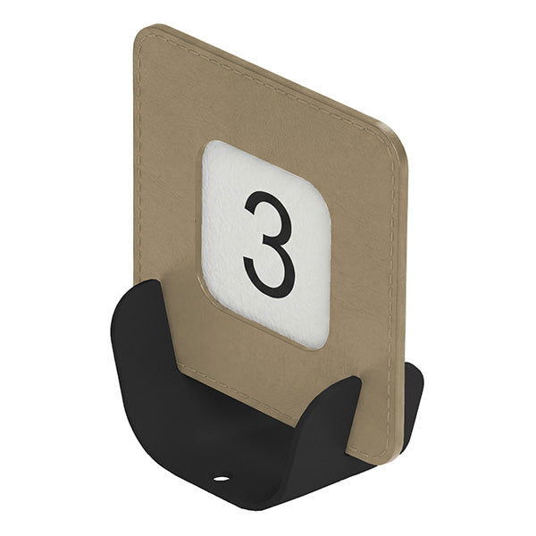 Segnaposto Talk porta QR code - 10 x 4 x 11,5 cm - beige - Stilcasa