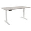 Scrivanie motorizzate - 140 x 80 x 116 cm  - grigio - Rocada