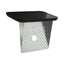 Posacenere murale - acciaio - 17,5 x 10,5 x 34 cm - 2 L - corten - Stilcasa
