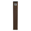 Posacenere da terra - acciaio - 17,5 x 10,5 x 106 cm - 2 L - corten - Stilcasa