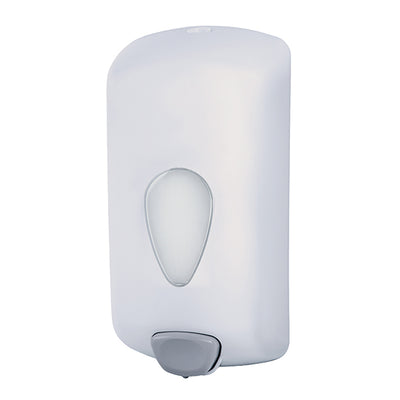 Dispenser sapone Stileco - murale - capacità liquido/gel 1 L - ABS - bianco - Medial