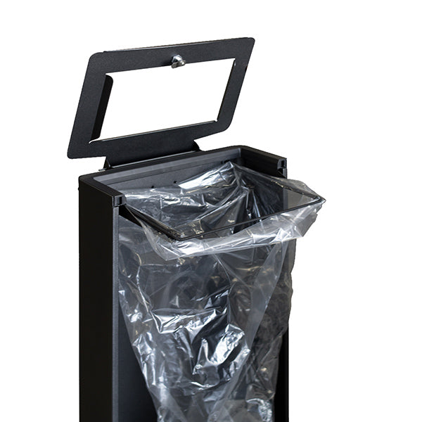Gettacarte FRONT - 44,5 x 35 x 89 cm - 90 L - nero - Stilcasa