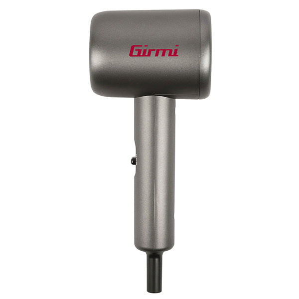 Asciugacapelli da viaggio PH04 - 9,5 x 19 x 6,5 cm - 1000 W - 220/240 V - grigio - Girmi