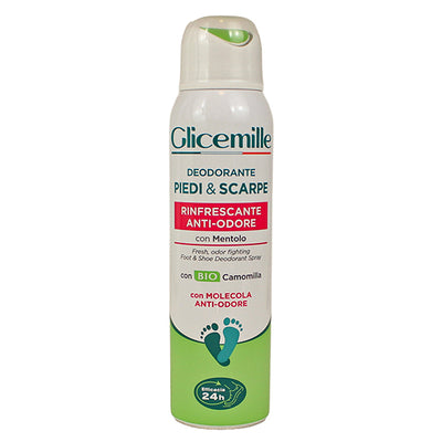 Deodorante spray piedi e scarpe - 150 ml - Glicemille