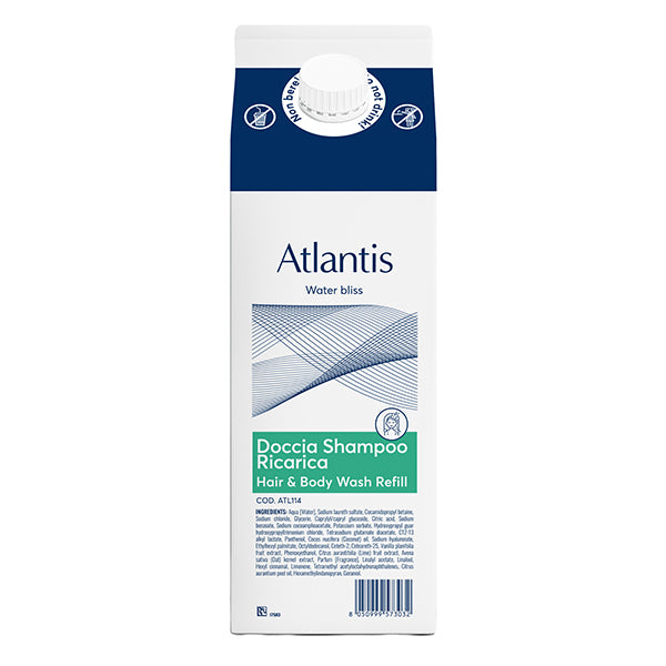 Ricarica doccia shampoo 2 in 1 - carton box 1 L - atlantis - Beauty Escape
