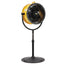 Ventilatore INDUSTRIALI CAT HVD-14AC - da terra, parete e soffitto - 120 W - diametro 35 cm - 51 x 51 x 130 cm - giallo/nero - CFG