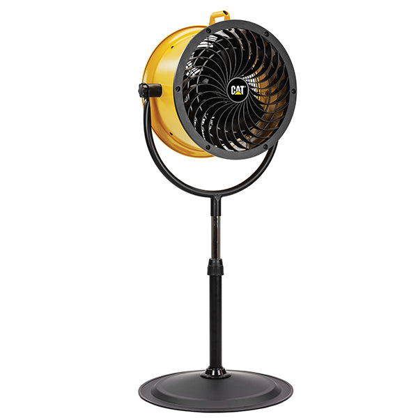 Ventilatore INDUSTRIALI CAT HVD-14AC - da terra, parete e soffitto - 120 W - diametro 35 cm - 51 x 51 x 130 cm - giallo/nero - CFG