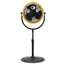 Ventilatore INDUSTRIALI CAT HVD-14AC - da terra, parete e soffitto - 120 W - diametro 35 cm - 51 x 51 x 130 cm - giallo/nero - CFG