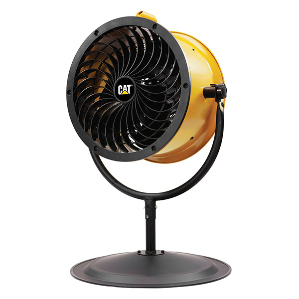 Ventilatore INDUSTRIALI CAT HVD-14AC - da terra, parete e soffitto - 120 W - diametro 35 cm - 51 x 51 x 130 cm - giallo/nero - CFG