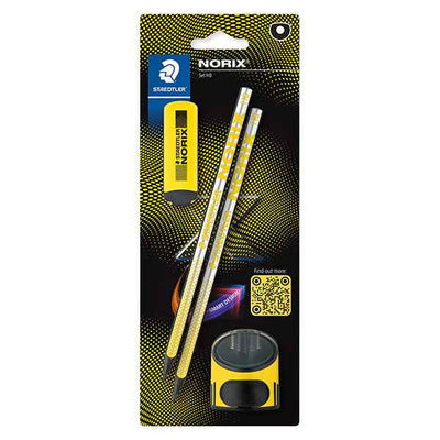 Set Norix® - matite temperamatite gomma - giallo - Staedtler