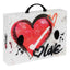 Valigetta polionda Grafitti - 27 x 37,5 cm - dorso 8 cm - fantasie assortite - Favorit