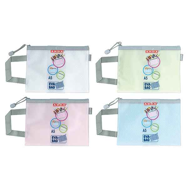 Busta c/bottone Fancy - PP - A5 (14,5 x 21 cm) - colori e fantasie assortiti - Arda